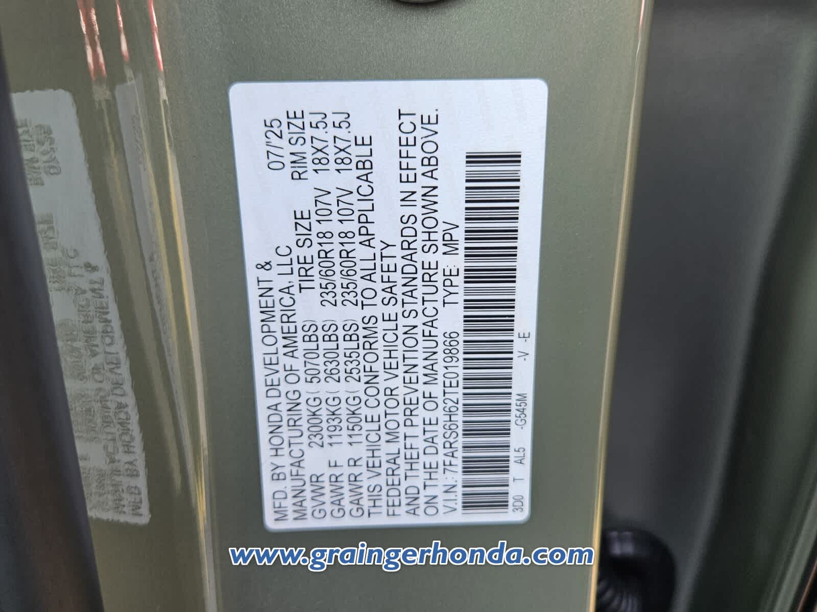 2026 Honda CR-V Hybrid Sport-L