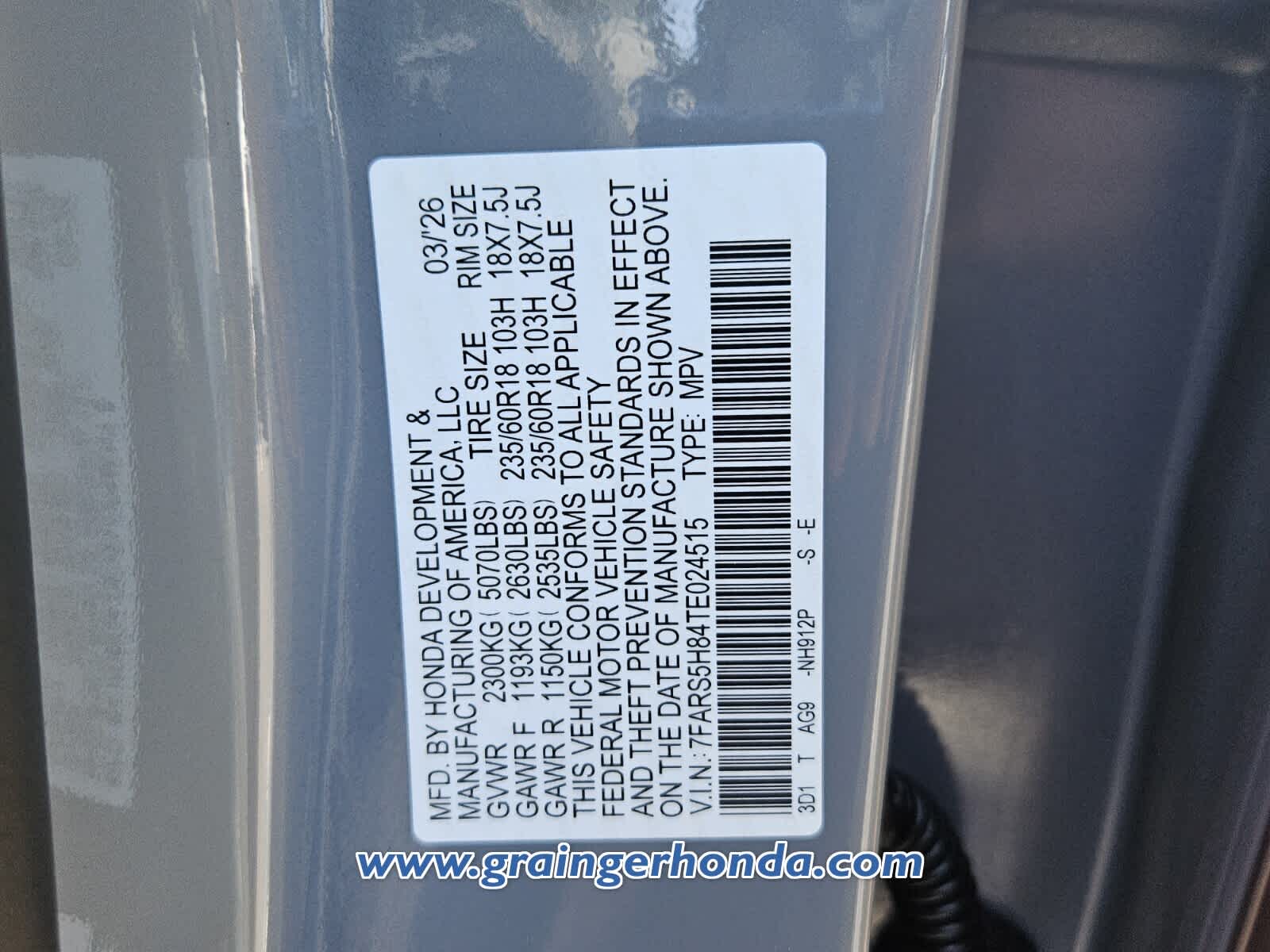 2026 Honda CR-V Hybrid Sport-L