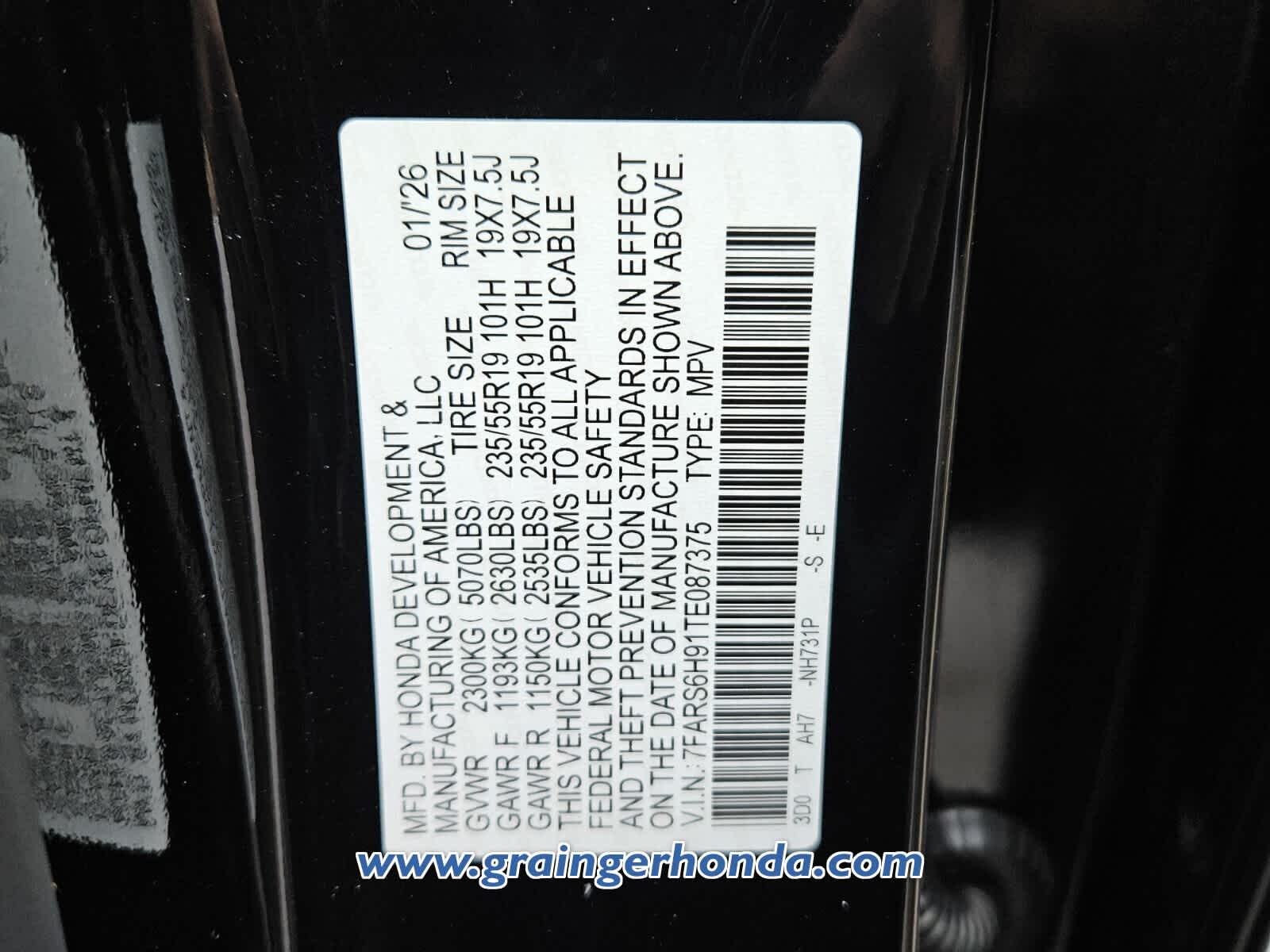 2026 Honda CR-V Hybrid Sport Touring