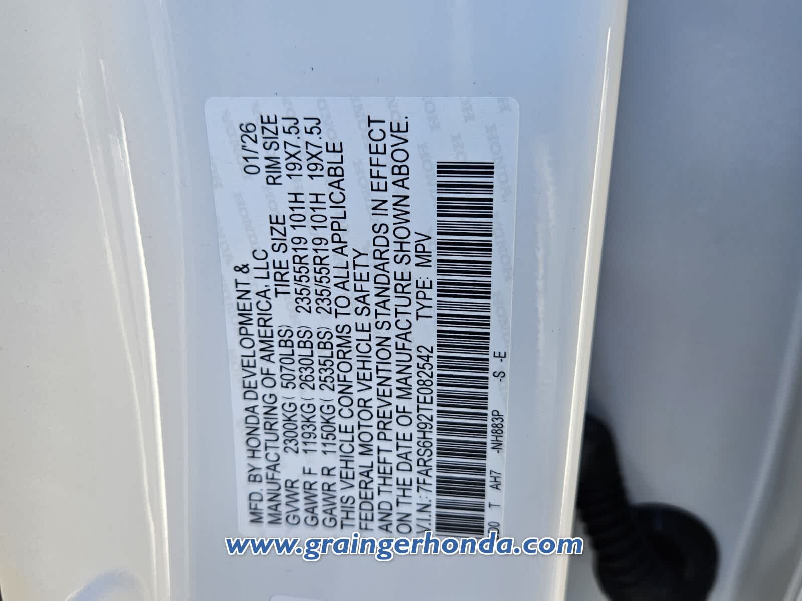 2026 Honda CR-V Hybrid Sport Touring