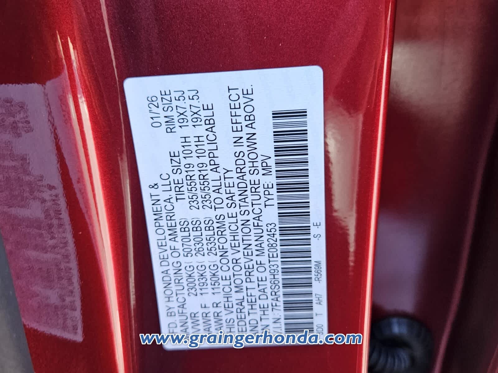 2026 Honda CR-V Hybrid Sport Touring