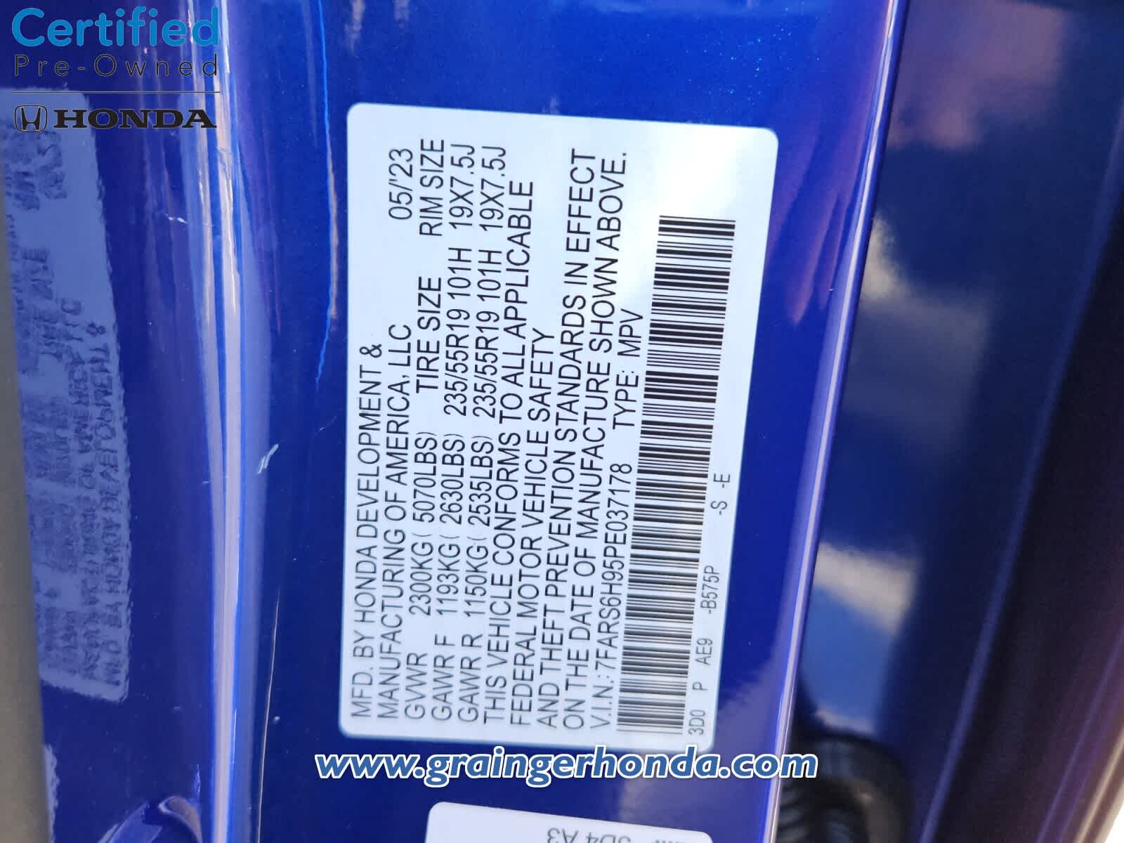 2023 Honda CR-V Hybrid Sport Touring