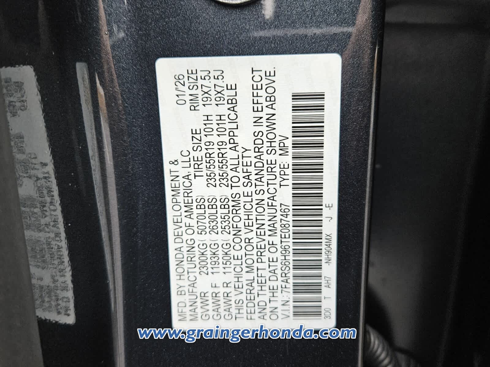 2026 Honda CR-V Hybrid Sport Touring