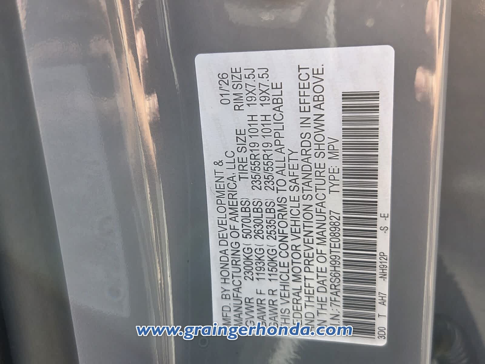 2026 Honda CR-V Hybrid Sport Touring