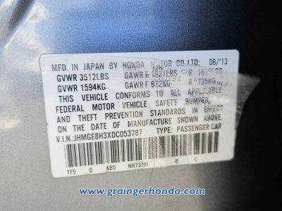 2013 Honda Fit 5dr HB Auto