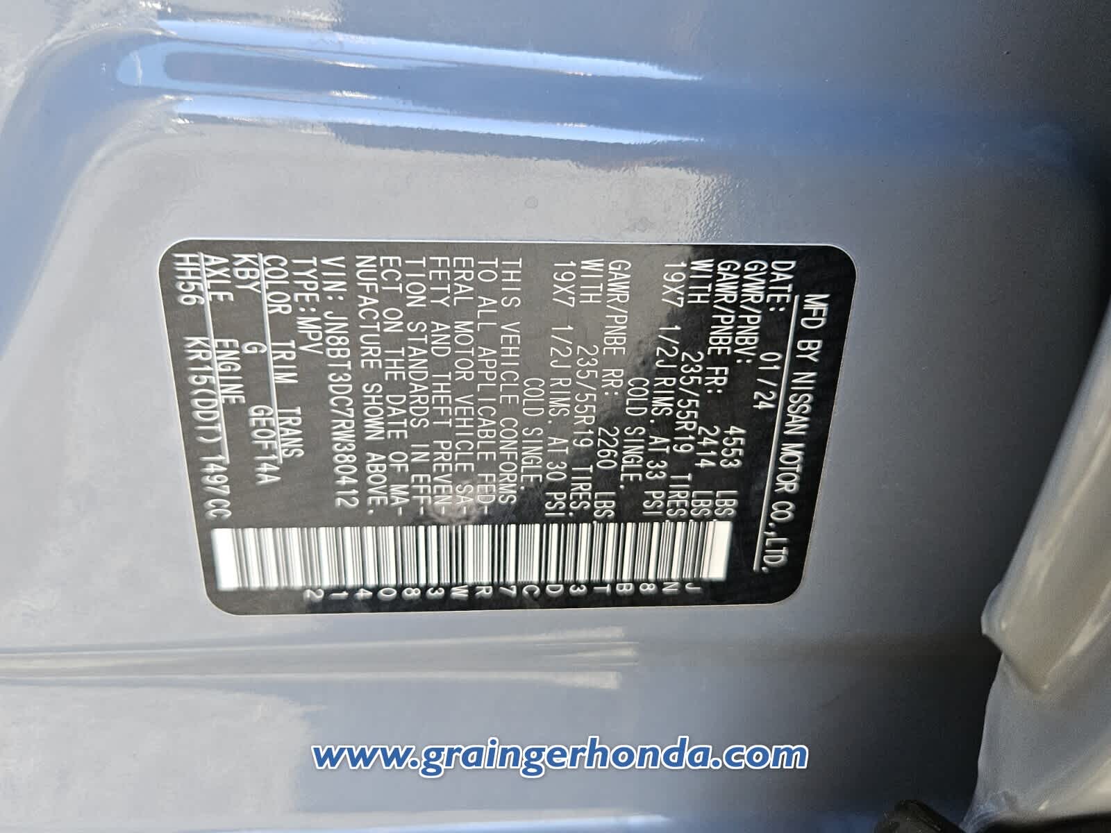 2024 Nissan Rogue Platinum