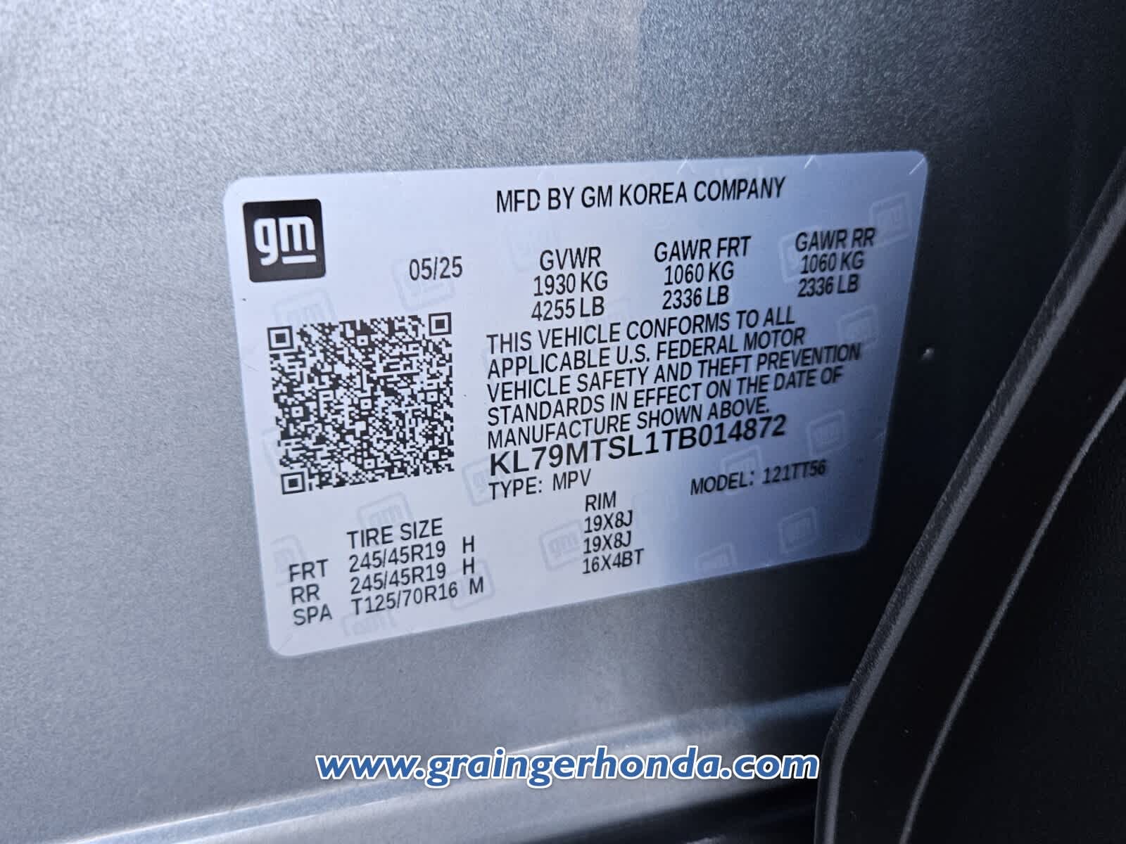 2026 Chevrolet TrailBlazer RS