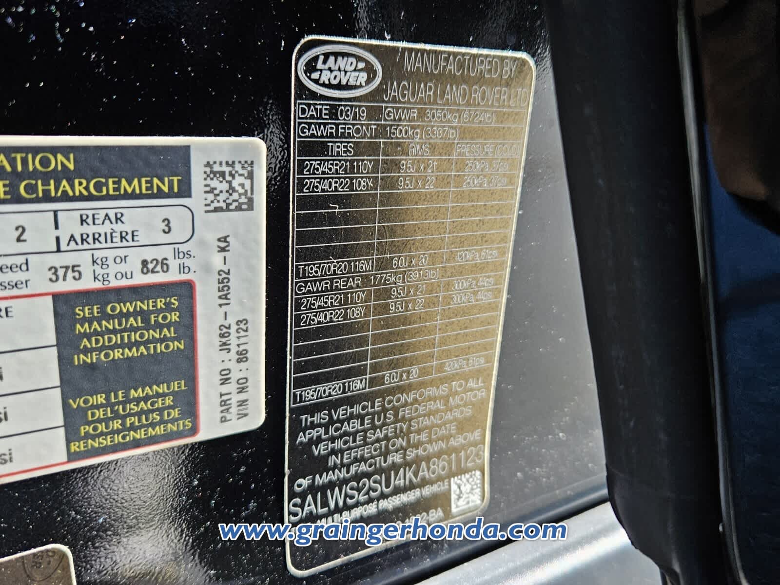 2019 Land Rover Range Rover Sport HST