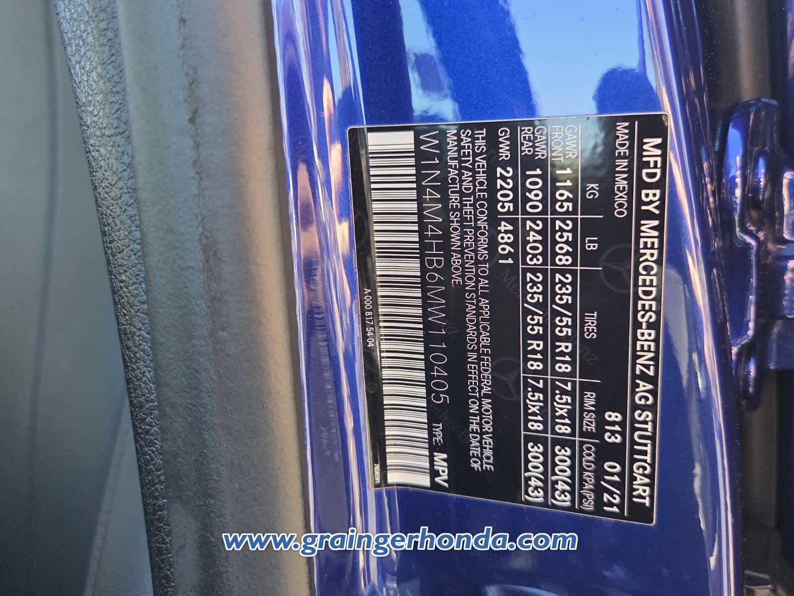 2021 Mercedes-Benz GLB GLB 250