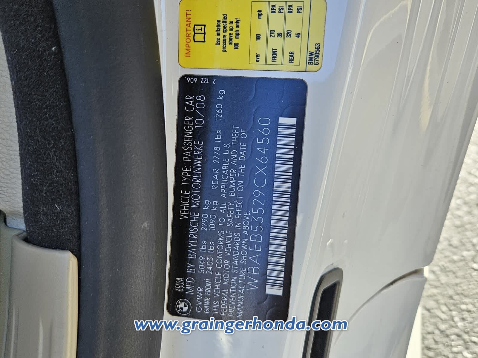 2009 BMW 6 Series 650i